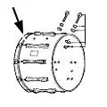 Pearl Competitor Series Bass Drum Hoops 16 in.