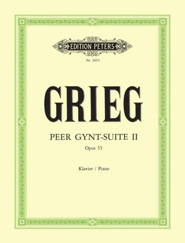 Peer Gynt Suite No 2 Op 55 (Softcover Book)