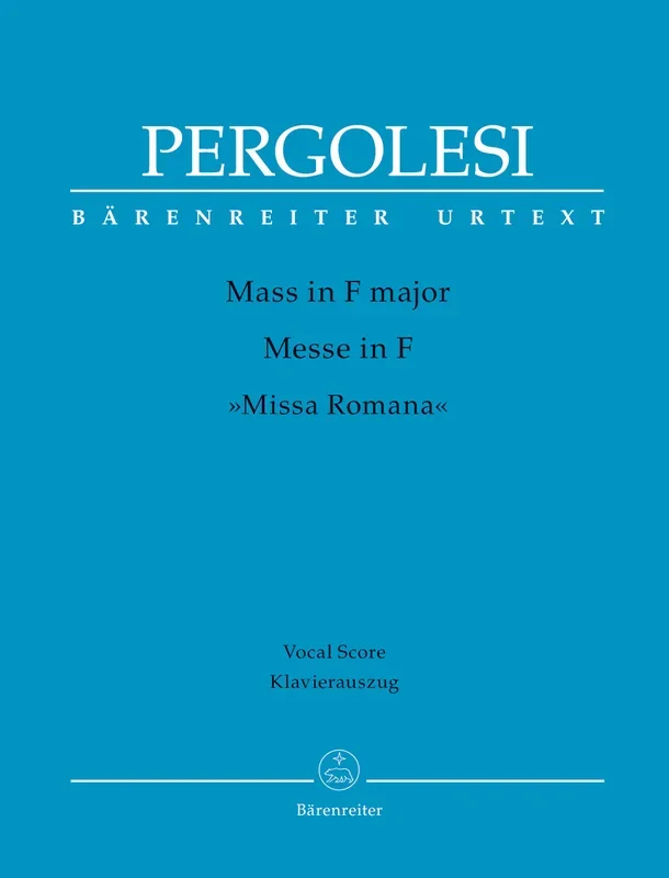 Pergolesi: Mass in F Major ( “Missa Romana “)