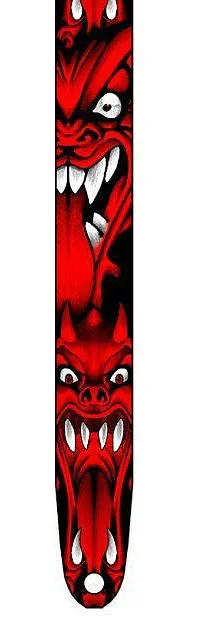 Perris 2.5″ Leather Hi-Res “Tattoo Johnny” Licensed Guitar Strap