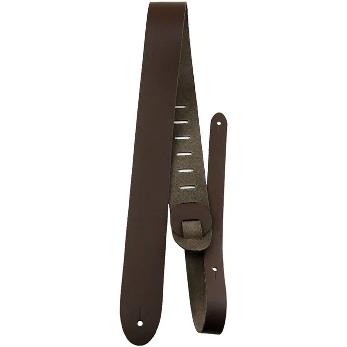 Perris 2″ Basic Leather Guitar Strap in Brown