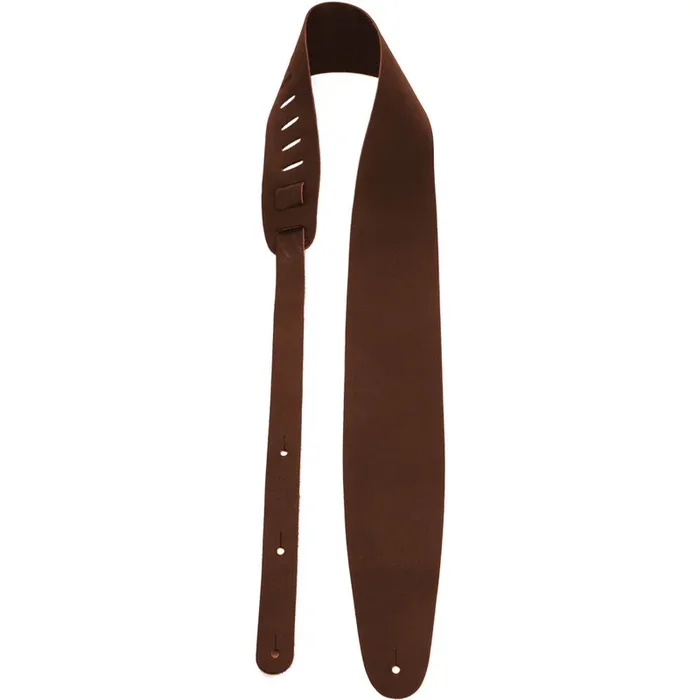 Perris 3.5″ Basic Leather Guitar Strap in Brown
