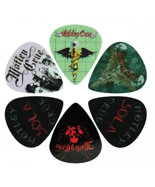 Perris Motley Crue 6 Pack Licensed Picks