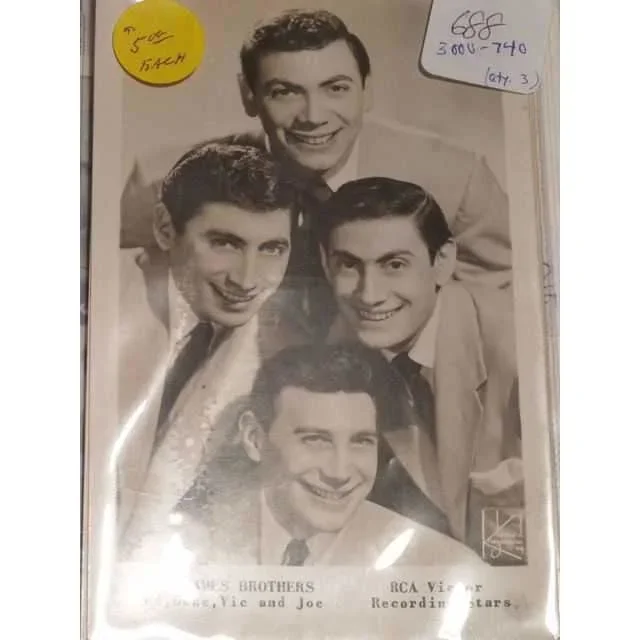 Photo Postcard: The Ames Brothers