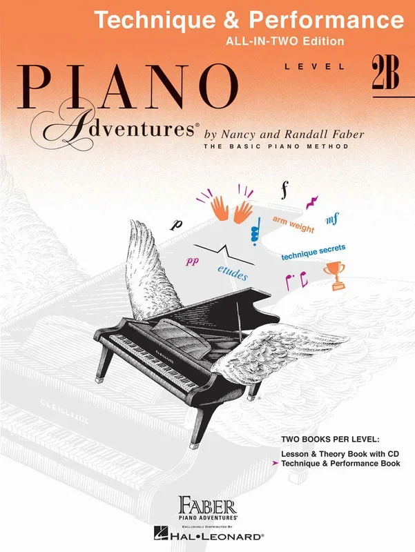 Piano Adventures All-In-Two Technique & Performance Book – Level 2B