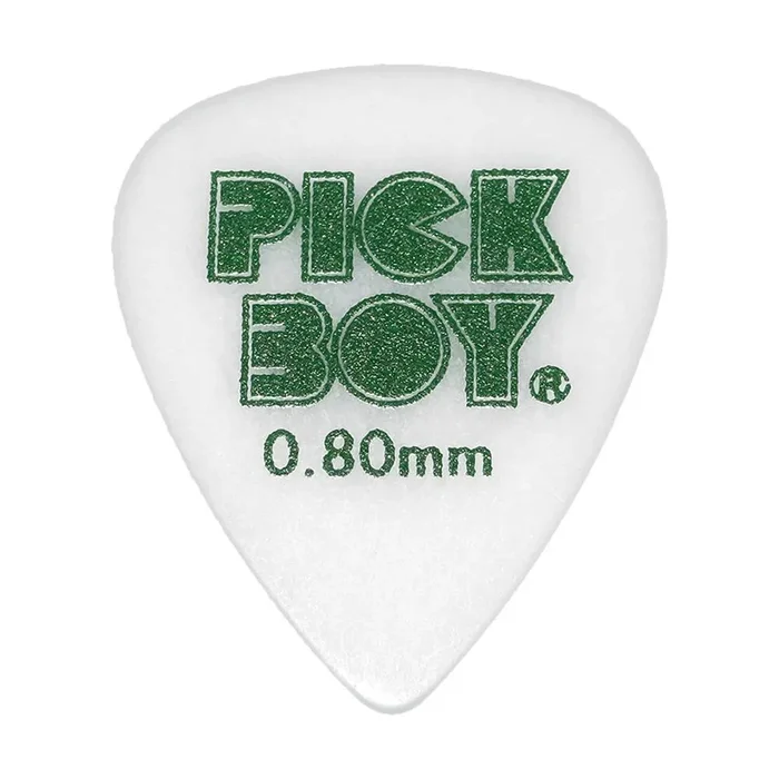 Pickboy Guitar Picks – PolyAcetal Sand Grip 12-Pack, 0.80mm, Made in Japan