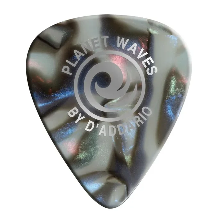 Planet Waves Abalone Celluloid Guitar Picks 25 pack, Heavy