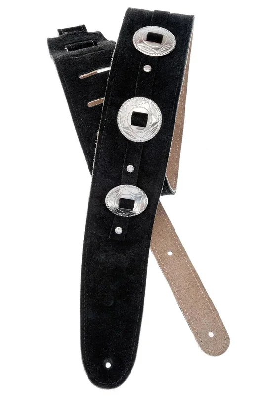 Planet Waves Conchos Guitar Strap, Black