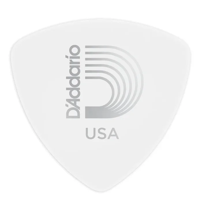 Planet Waves White-Color Celluloid Guitar Picks, 100 pack, Light, Wide Shape