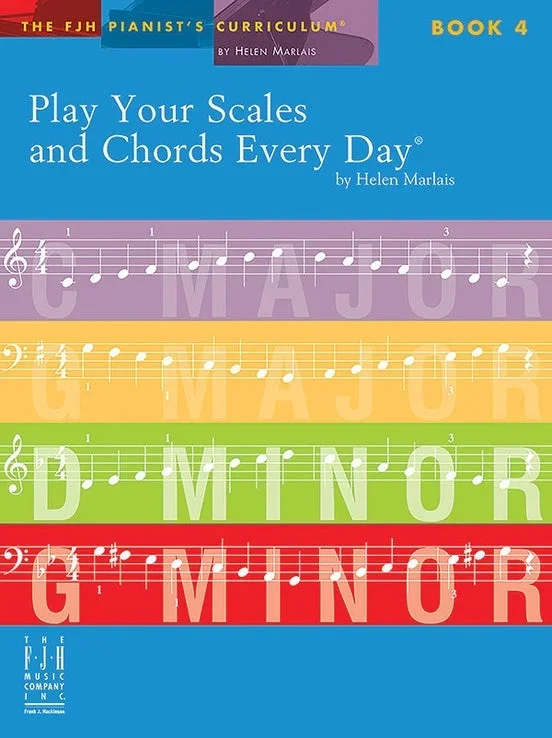 Play Your Scales and Chords Every Day, Book 4