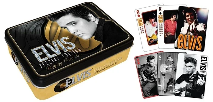 PLAYING CARDS ELVIS PRESLEY GIFT TIN