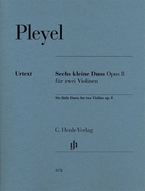 Pleyel: 6 Little Duets for 2 Violins, Op. 8