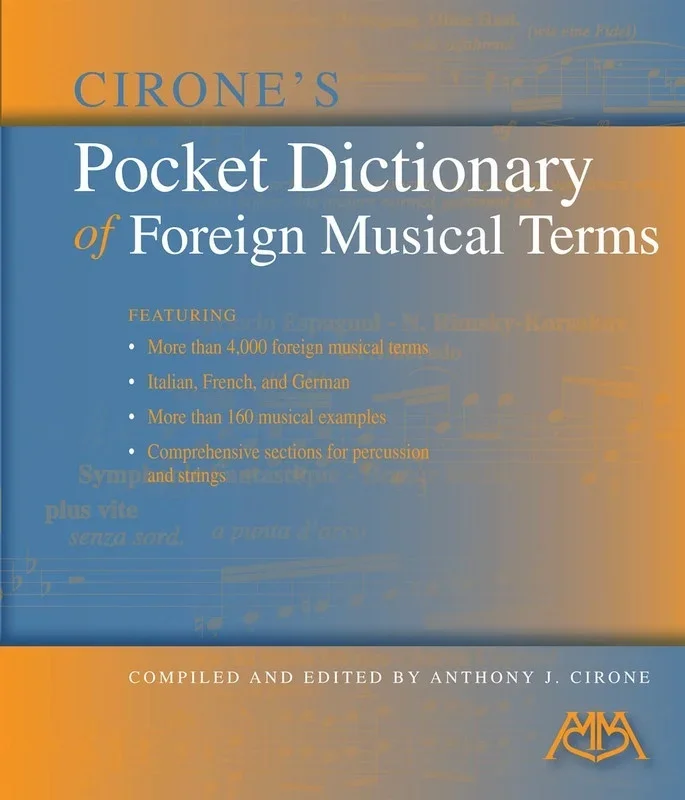 Pocket Dictionary Of Foreign Musical Terms (Book)