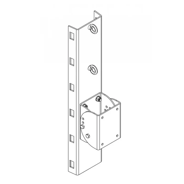 Pole mount w/tilt for 112 118 HSB 212HC 312HC CFA2-White One System