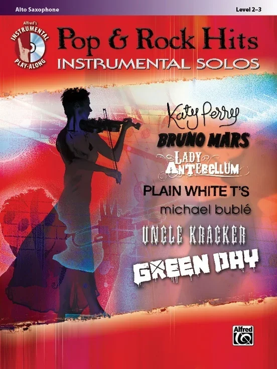 Pop & Rock Hits Inst Solos A/Sax Book/CD