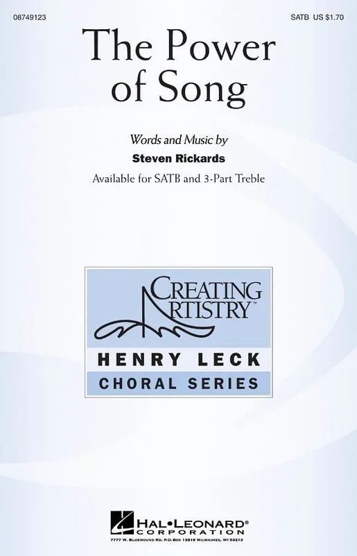Power Of Song 3 Part Mixed (Octavo)