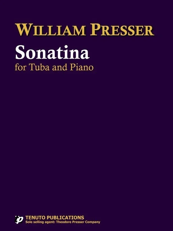 Presser – Sonatina For Tuba/Piano (Softcover Book)