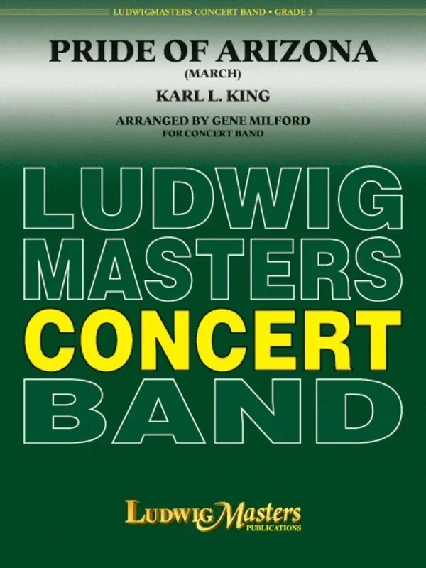 Pride Of Arizona (March) Concert Band 3 Score/Parts Book