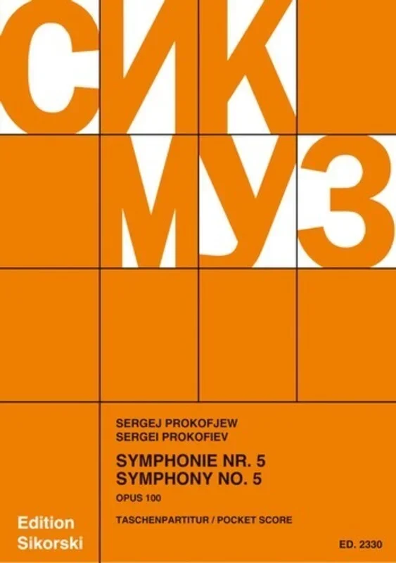 Prokofieff – Symphony No 5 Op 100 Study Score