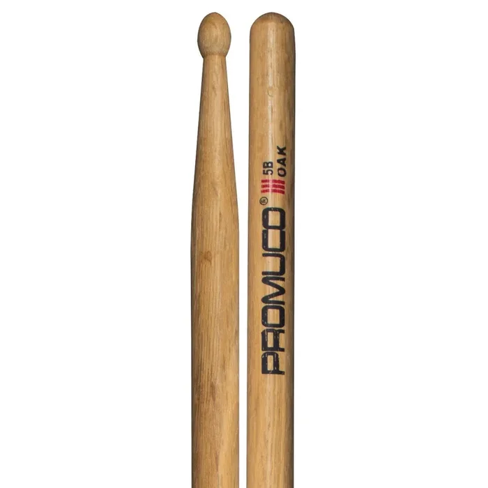 Promuco 18035B Oak 5B Wooden Drumsticks, 1.6cm Diameter, 40.5cm Length