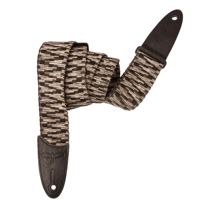 PRS 2″ Black/Gray Woven Guitar Strap