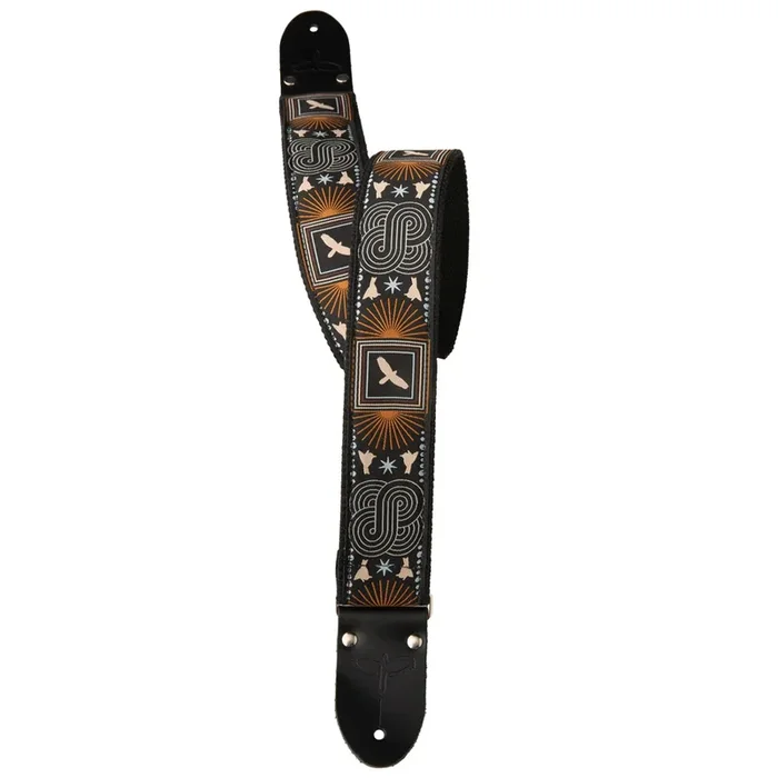 PRS 2″ Deluxe Retro Strap, Custom Jacquard, Beige Birds