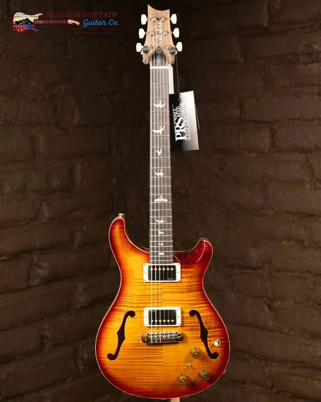 PRS Hollow Body II Piezo “10 Top” Dark Cherry Burst (New)