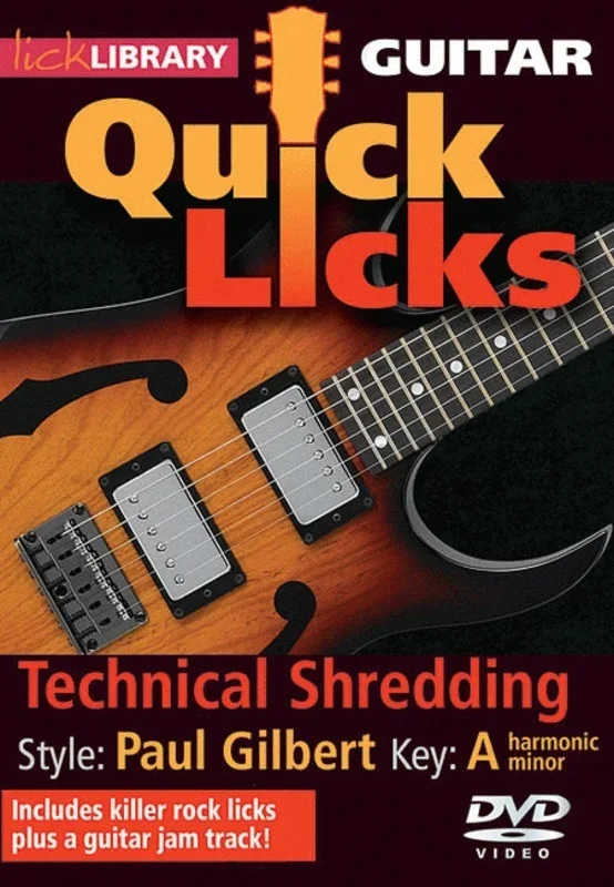 Quick Licks Paul Gilbert DVD
