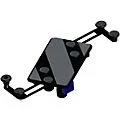 Quik-Lok Universal Tablet Holder for Side/Top Connection Standard
