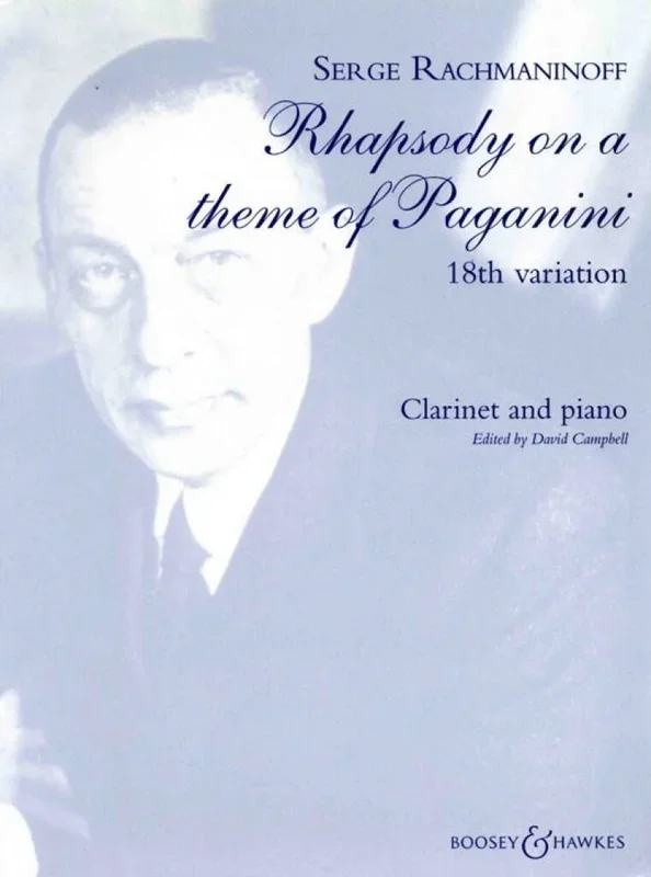 Rachmaninoff: 18th Variation (arr. for clarinet & piano)