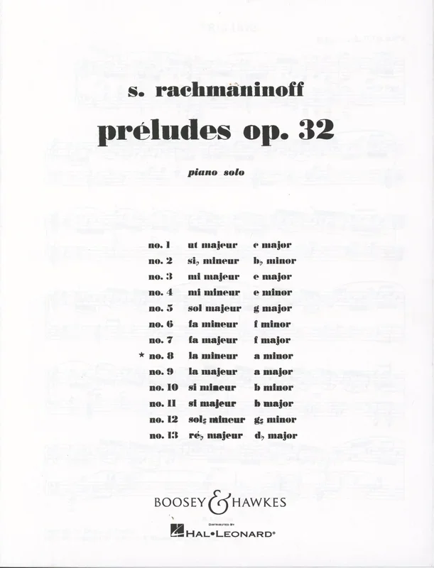 Rachmaninoff: Prelude in A Minor, Op. 32, No. 8