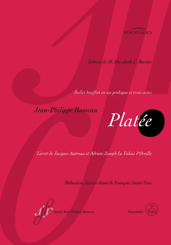 Rameau: Platee – Vocal Score