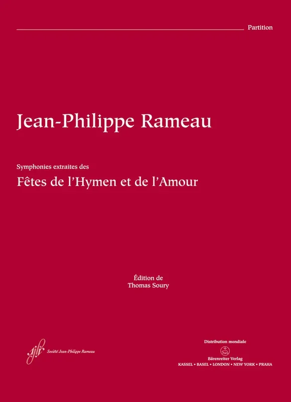 Rameau: Symphonies from Les Fêtes de l’Hymen et de l’Amour, RCT 38