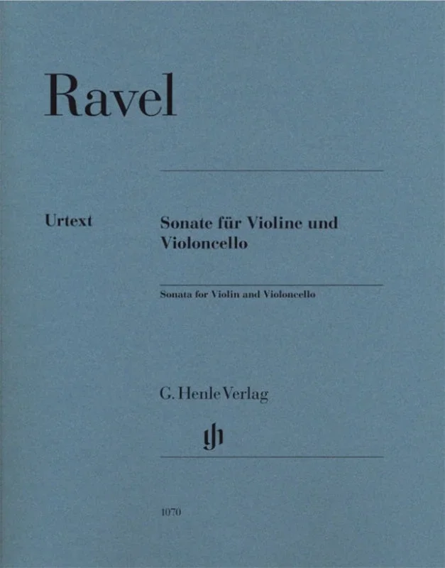 Ravel: Sonata for Violin & Cello