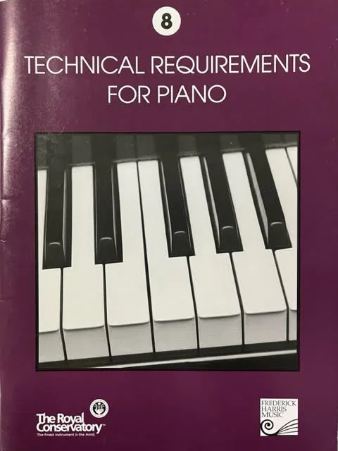 RCM: Technical Requirements for Piano, Book 8 (2008 Edition)