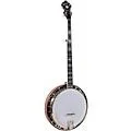Recording King The Elite Hearts & Flowers Mahogany Resonator Banjo Natural