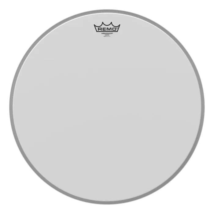 Remo Bass Ambassador Coated Smooth White 16″