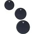 Remo Black Suede Emperor Rock Tom Drumhead Pack Standard