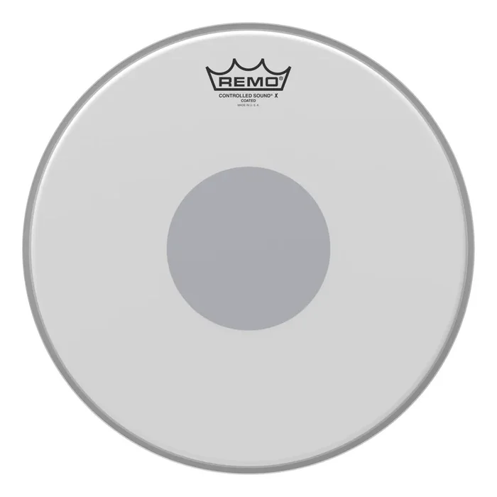 Remo Controlled Sound X Coated Black Dot Snare Drumhead – Bottom Black Dot 13″