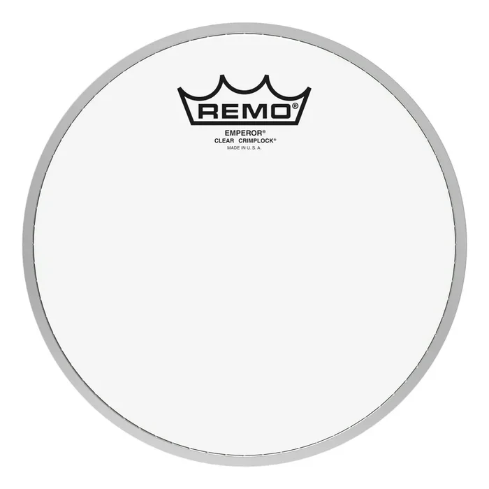 Remo Emperor Clear Crimplock Tenor Drumhead 8″