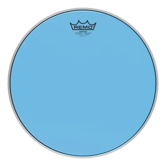 Remo Emperor Colortone Crimplock Blue Tenor Drumhead 14″