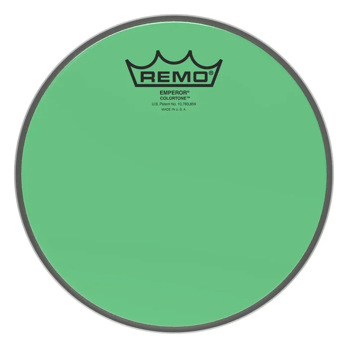 Remo Emperor Colortone Green Drumhead 8″