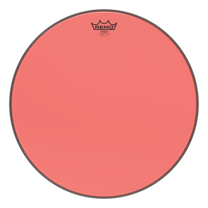 Remo Emperor Colortone Red Drumhead 18″
