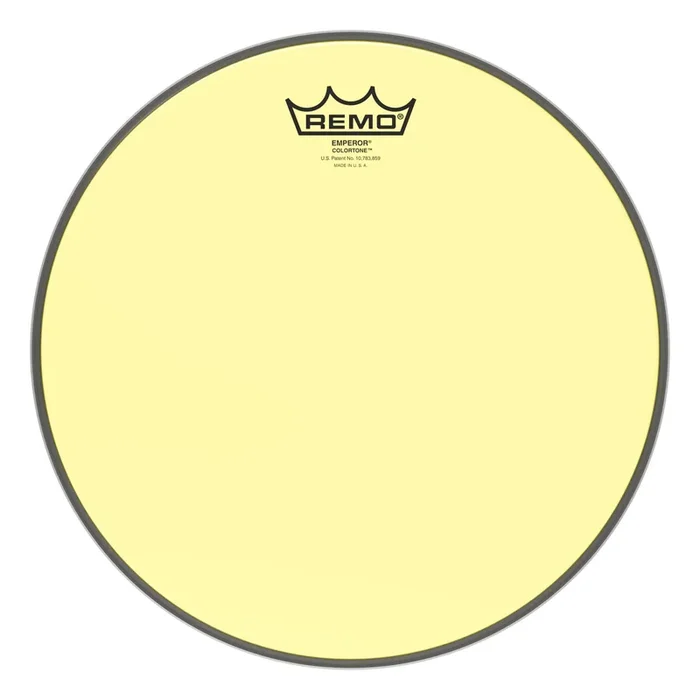 Remo Emperor Colortone Yellow Drumhead 12″
