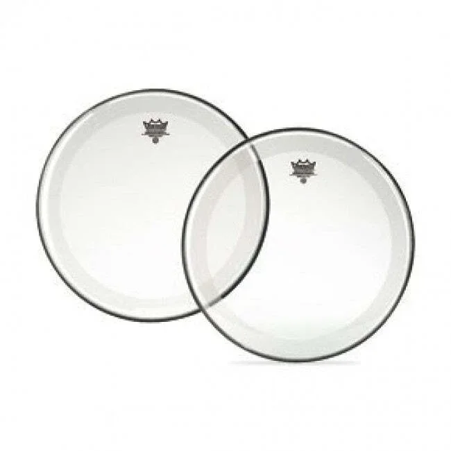 Remo P4-1326-C2 Powerstroke 4 Bass Drum Head Skin 26 Inch Clear 26” PS4 With Falam Patch