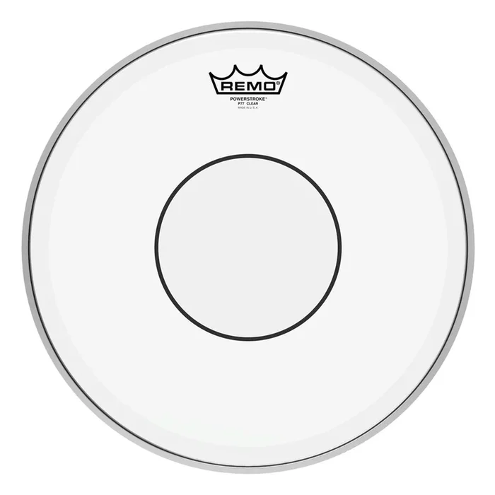 REMO P70314C2 14 ” Powerstroke 77 Clear Batter Head, Clear Dot