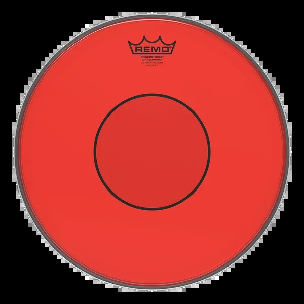 Remo Powerstroke 77 Colortone Red Drumhead 14″