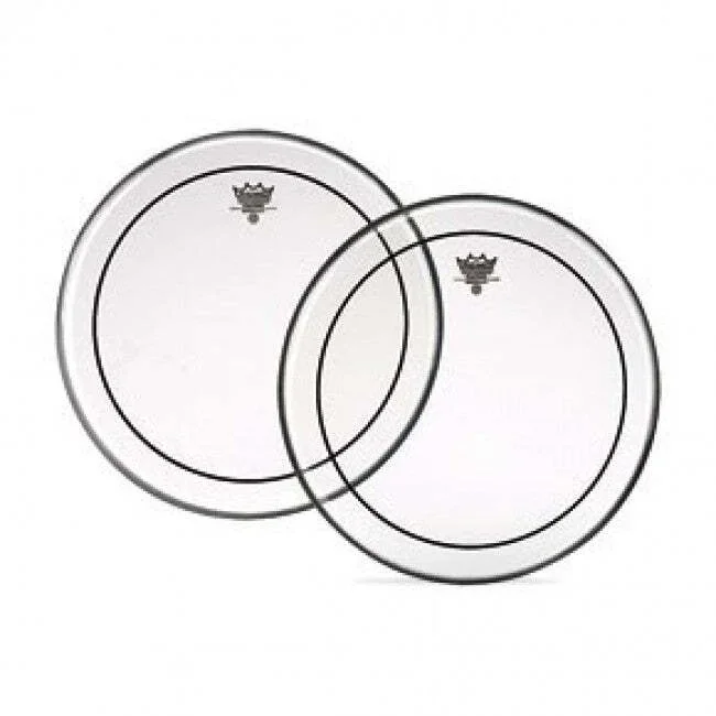 Remo PS-1318-00 Pinstripe Bass Drum Head Skin 18 Inch Clear 18”