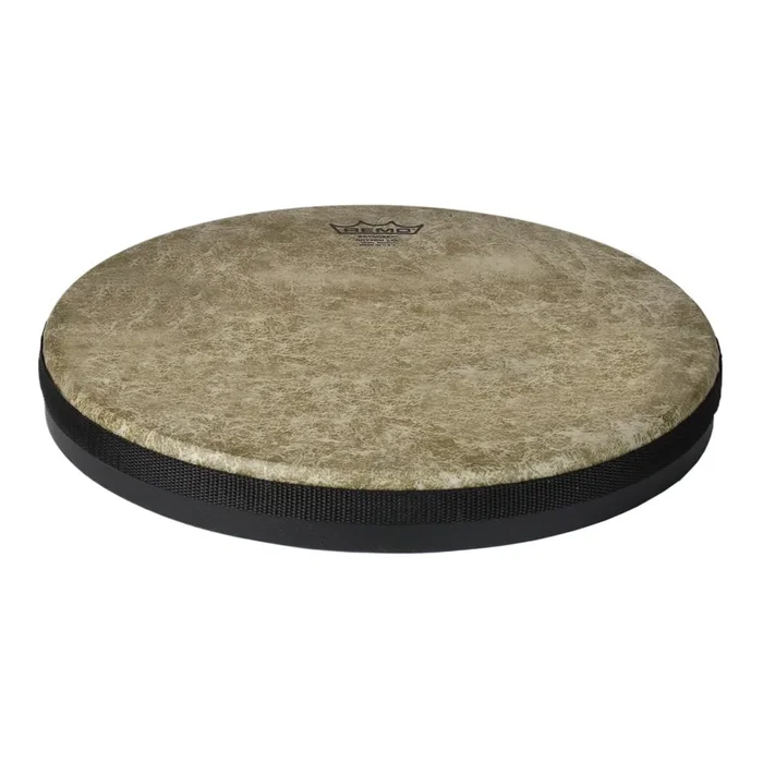 Remo Rhythm Lid Skyndeep Drumhead – Beige Fiberskyn Graphic 13″ Bright