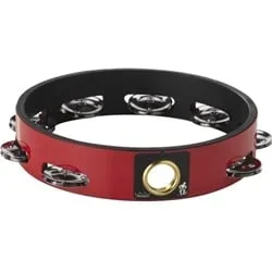 Remo TA-6108-52 Single-Row Headless Tambourine – 8 in, Red